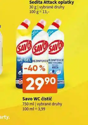 Terno Savo wc čistič nabídka