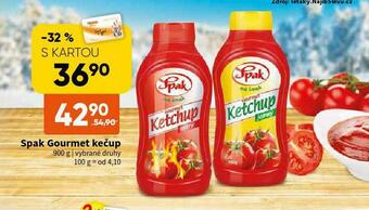 Terno Spak gourmet kečup nabídka