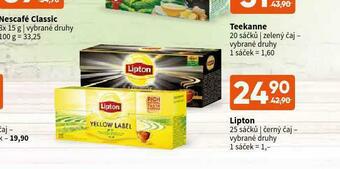 Terno Lipton čaj nabídka