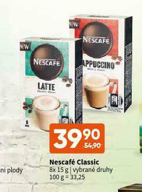 Terno Nescafé classic nabídka