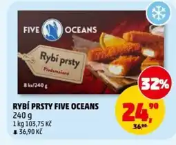 Penny Market Rybí prsty five oceans nabídka