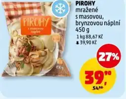 Penny Market Pirohy mražené s masovou, brynzovou náplní nabídka