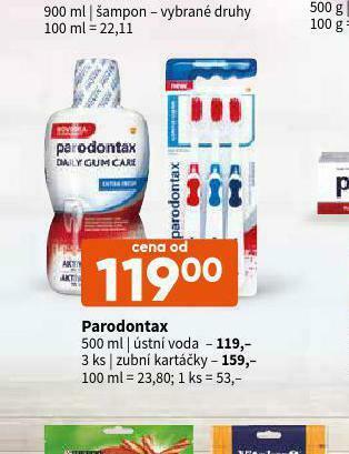 Terno Parodontax zubní kartáček nabídka