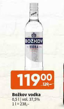 Terno Božkov vodka nabídka