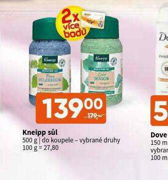 Terno Kneipp sůl do koupele nabídka