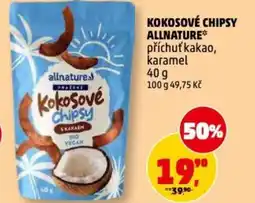 Penny Market Kokosové chipsy allnature nabídka