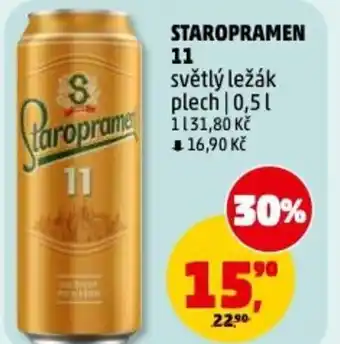 Penny Market Staropramen 11 světlý ležák nabídka