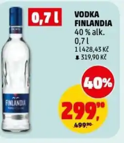 Penny Market Vodka finlandia 40% alk. nabídka