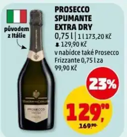 Penny Market Prosecco spumante extra dry nabídka