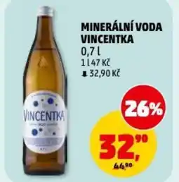 Penny Market Minerální voda vincentka nabídka