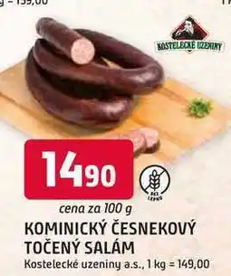 Trefa KOMINICKÝ ČESNEKOVÝ TOČENÝ SALÁM nabídka