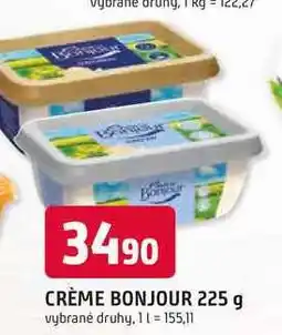 Trefa CRÈME BONJOUR nabídka