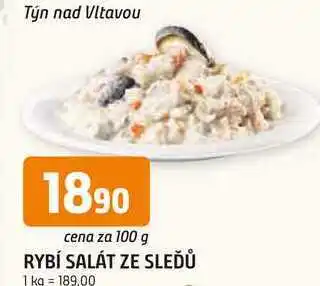 Trefa RYBÍ SALÁT ZE SLEĎŮ nabídka