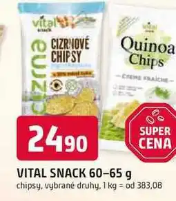 Trefa VITAL SNACK 60-65 g chipsy nabídka