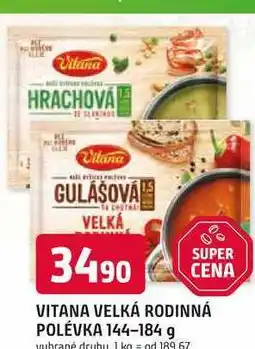 Trefa VITANA VELKÁ RODINNÁ POLÉVKA nabídka
