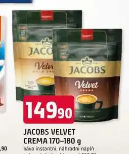 Trefa JACOBS VELVET CREMA 170-180 g káva instantní, náhradní náplň nabídka