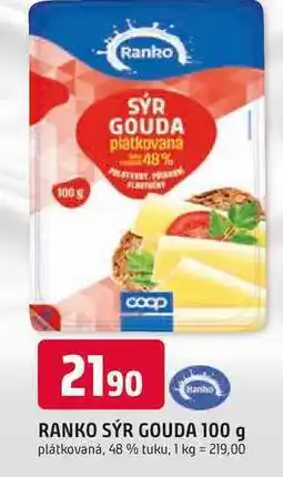 Trefa RANKO SÝR GOUDA 100 g plátkovaná, 48 % tuku nabídka
