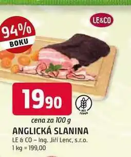 Trefa Le & Co Anglická slanina nabídka