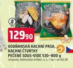 Trefa VODŇANSKÁ KACHNÍ PRSA, KACHNÍ ČTVRTKY SACINA PEČENÉ SOUS-VIDE nabídka