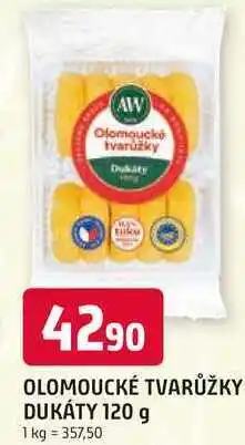 Trefa A.W. Olomoucké tvarůžky dukáty nabídka
