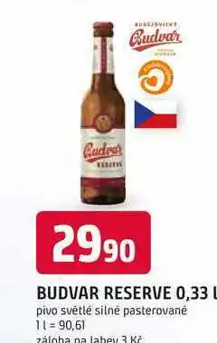 Trefa BUDVAR RESERVE nabídka
