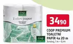 Trefa COOP PREMIUM TOALETNÍ PAPÍR 4x 20 m 3vrstvý nabídka