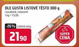 Trefa DLE GUSTA LISTOVÉ TĚSTO nabídka