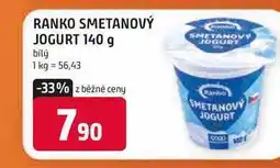 Trefa RANKO SMETANOVÝ JOGURT 140 g bilý nabídka