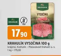 Trefa KRAHULÍK VYSOČINA 100 g krájená nabídka