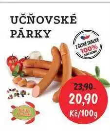 RABBIT řeznictví UČŇOVSKÉ PÁRKY nabídka