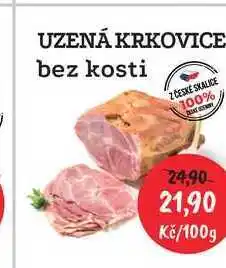 RABBIT řeznictví UZENÁ KRKOVICE bez kosti nabídka