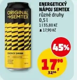 Penny Market Energetický nápoj semtex nabídka