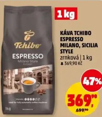 Penny Market Káva tchibo espresso milano, sicilia style nabídka