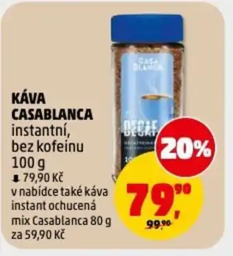Penny Market Káva casablanca instantní, bez kofeinu nabídka