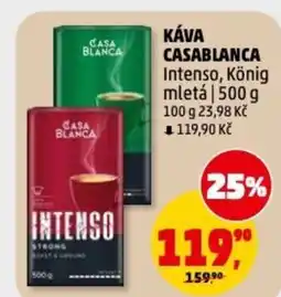 Penny Market Káva casablanca intenso, könig mleta nabídka