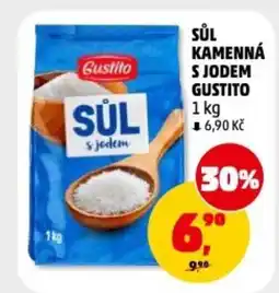 Penny Market Sůl kamenná s jodem gustito nabídka