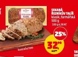 Penny Market Sekaná řezníkův talíř klasik, farmářská nabídka