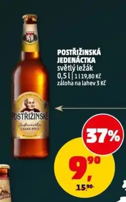 Penny Market Postřižinská jedenáctka světlý ležák nabídka
