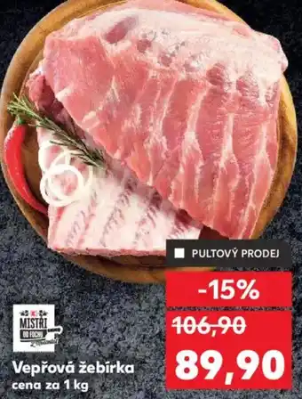 Kaufland Vepřová žebírka nabídka