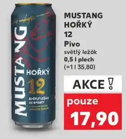 Kaufland MUSTANG HOŘKÝ 12 Pivo nabídka