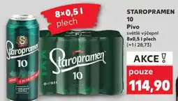 Kaufland STAROPRAMEN 10 Pivo nabídka