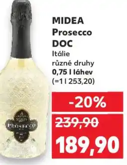 Kaufland MIDEA Prosecco DOC Itálie nabídka