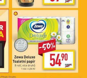 Billa Zewa deluxe toaletní papír nabídka