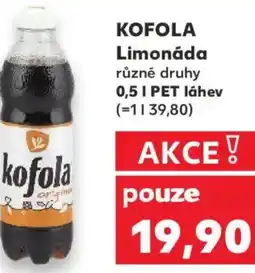 Kaufland KOFOLA Limonáda nabídka