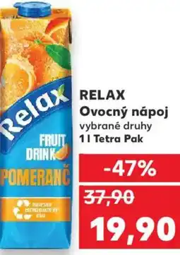 Kaufland RELAX Ovocný nápoj nabídka