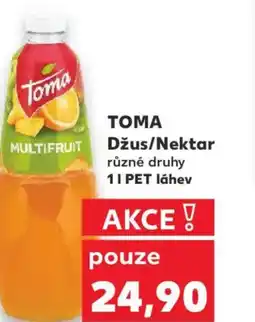 Kaufland TOMA Džus/Nektar nabídka