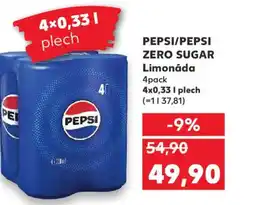 Kaufland PEPSI/PEPSI ZERO SUGAR Limonáda nabídka