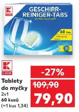 Kaufland Tablety do myčky 2v1 nabídka