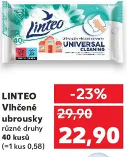 Kaufland LINTEO Vlhčené ubrousky nabídka
