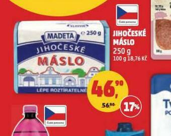Penny Market Jihočeské máslo nabídka